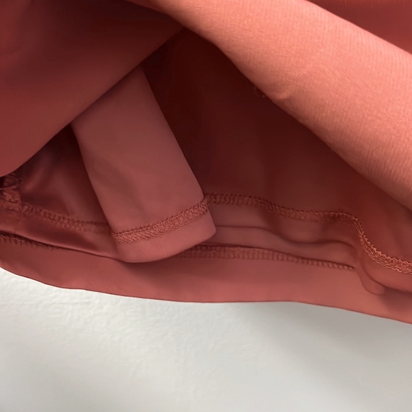 Mauve Pink Express V-neck sheath dress with ruffle sleeves, size 4 - Picture 4 of 6